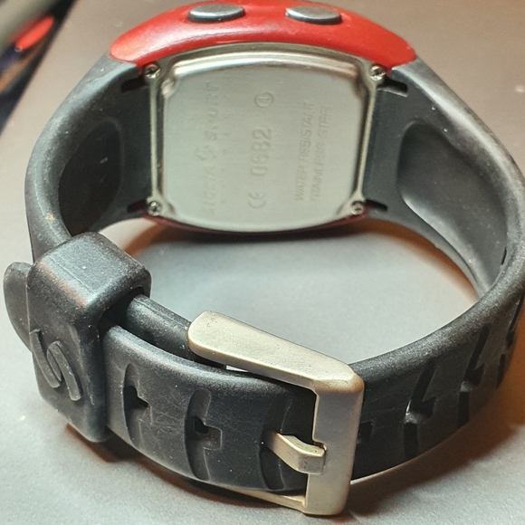10/$20 Sigma Sport PC 3 Black/Red Unisex Heart Rate Monitor Watch - Picture 2 of 3